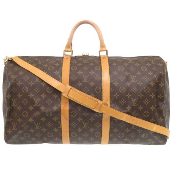 LOUIS VUITTON Handbags - Louis Vuitton Keepall Bandoulière 55 Monogram M41414 Boston Bag LV 0146 LOUIS...